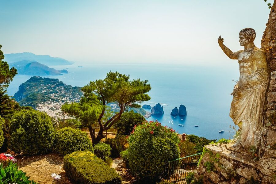 From Naples: Capri and Blue Grotto Day Tour - Ferry, minibus, and group pace