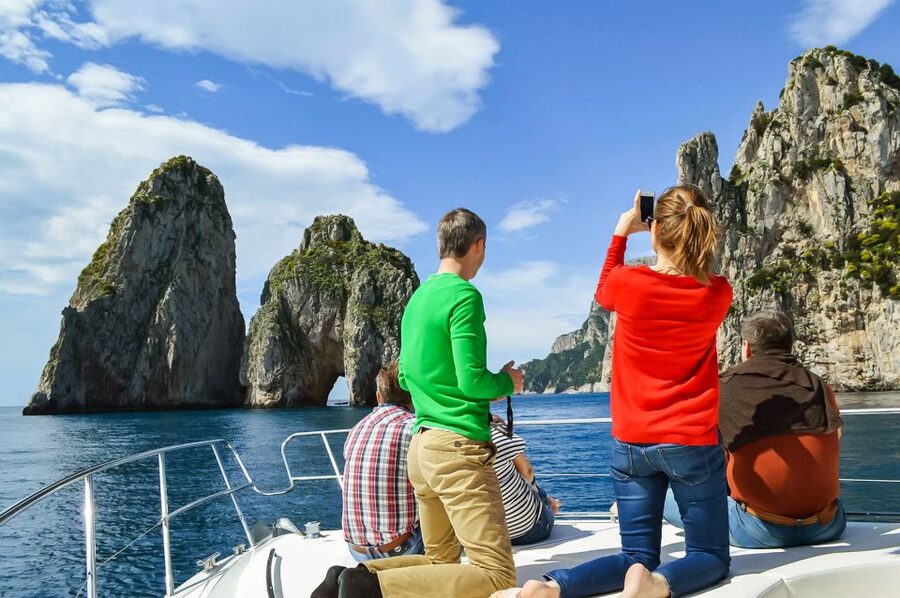 From Naples: Capri Guided Tour with Ferry Tickets & Minibus - The minibus climb to Anacapri