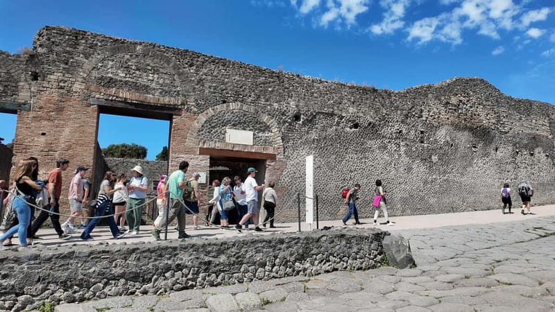 From Naples: Guided tour of Pompeii skip-the-line and round-trip train - What the two-hour guided walk shows you