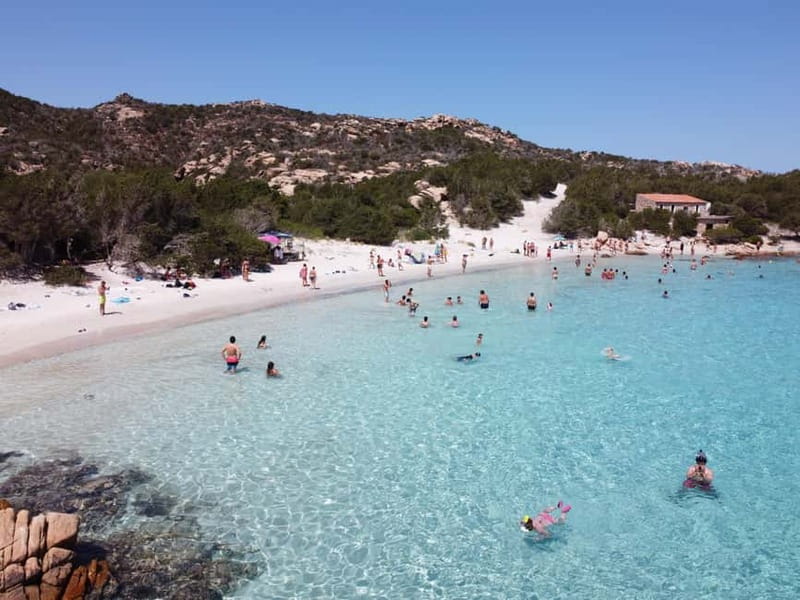 From Palau: 4 stops boat tour to La Maddalena archipelago - Spargi: emerald water and Cala Granara