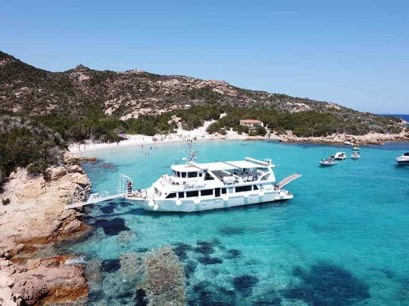From Palau: 4 stops boat tour to La Maddalena archipelago - Starting in Palau aboard Lady Luna 3