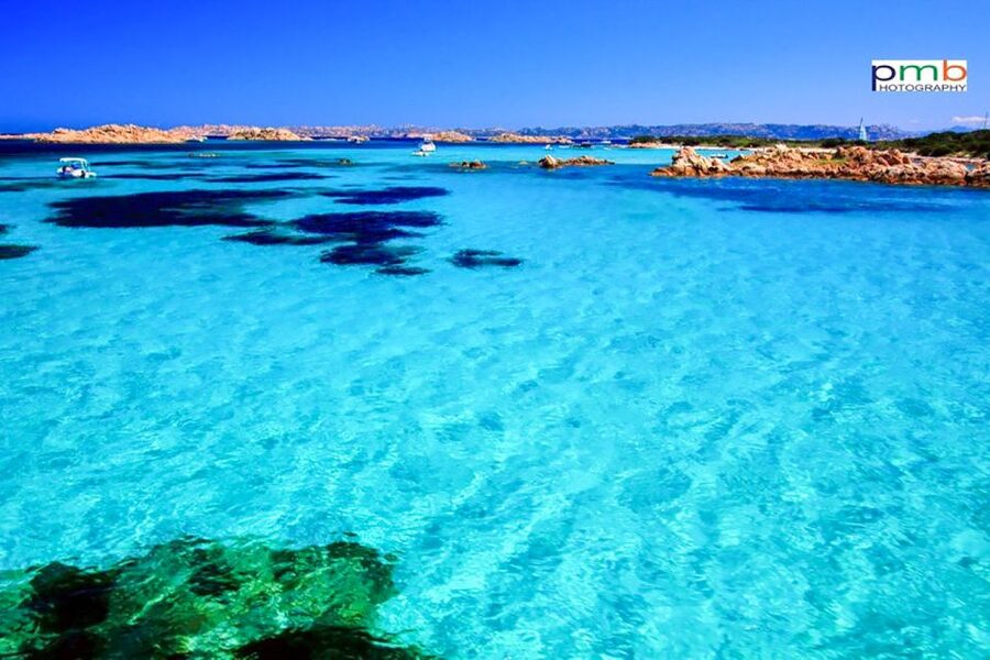 From Palau: La Maddalena Archipelago Day Tour by Boat - Santa Maria: clear water and a longer beach break
