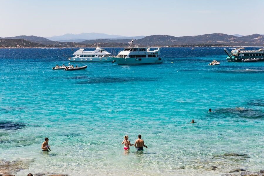 From Palau: La Maddalena Islands Full-Day Trip by Boat - Santa Maria: your second beach stop