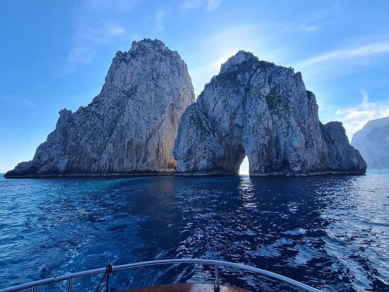From Sorrento: Capri Boat Tour with Blue Grotto Visit - Swimming from the boat in Capri’s clear bays
