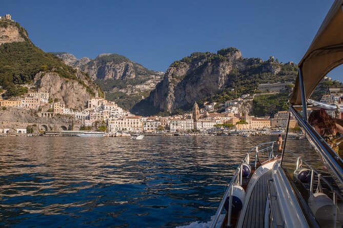 From Sorrento: Positano & Amalfi Coast Small-Group Boat Day Tour - Swimming and the onboard extras