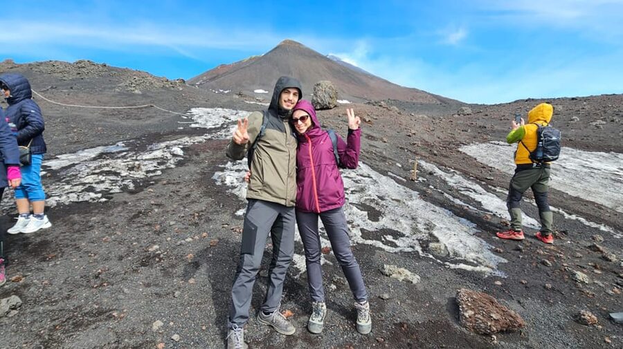 From Taormina: Etna Tour with Hiking, Cave Visit, & Tastings - How the small van and guide affect the day