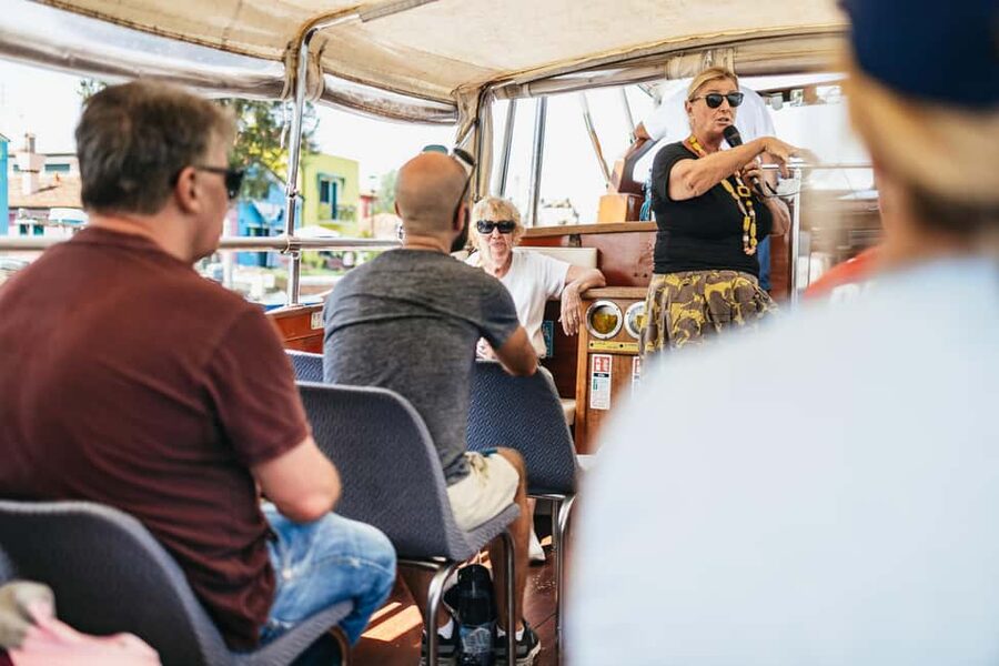 From Venice: Murano & Burano Guided Tour by Private Boat - Useful booking details