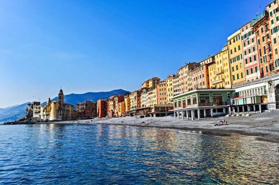 Genoa: Full-Day Tour to Camogli, San Fruttuoso & Portofino - Leaving Genoa and meeting the Città di Camogli