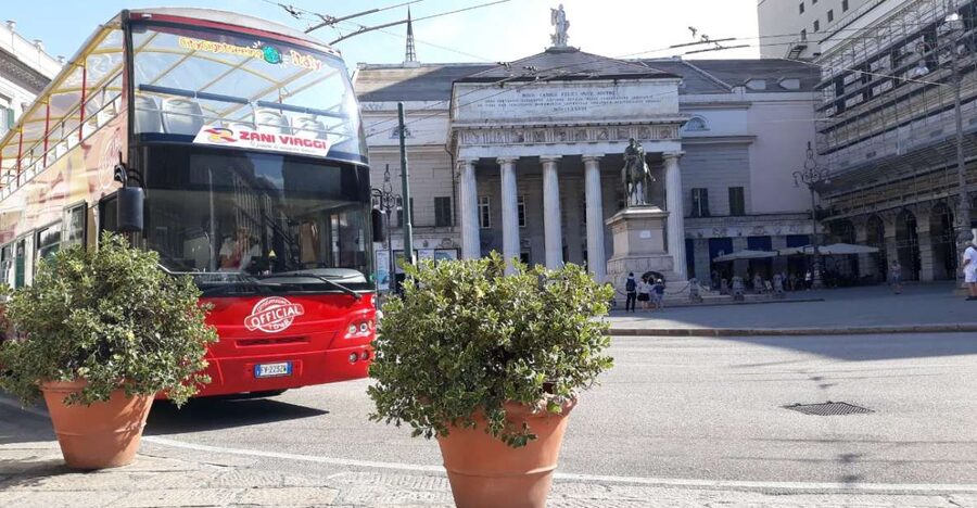 Genoa: Hop-on Hop-off Tour Ticket - Audio commentary, app, and onboard comfort