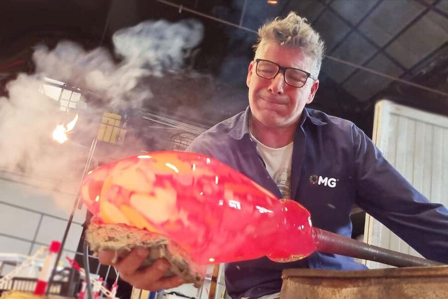 Glass Blowing Show Visit Murano Glass Factory & Showroom OMG - What the Murano glass show actually offers