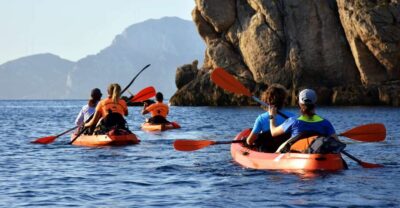 Golfo Aranci: Kayak Tour with Dolphins and Aperitif