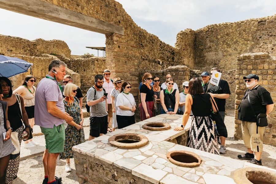 Herculaneum: Skip-the-Line Guided Tour with Archaeologist - Casa dei Cervi and Herculaneum’s wealth