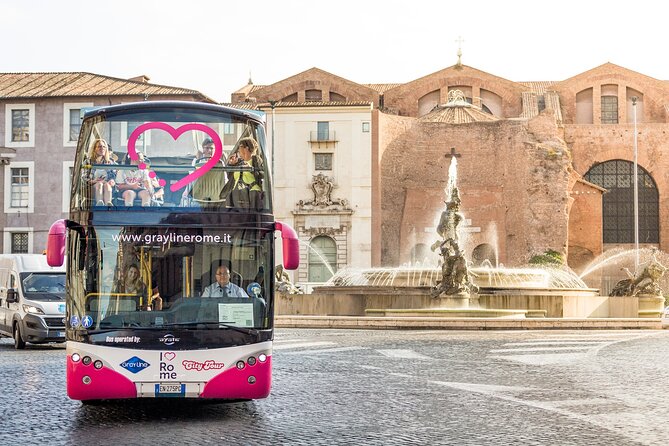 I Love Rome : Hop on Hop off Open Bus Tour - Audio commentary, seats, and the ride itself