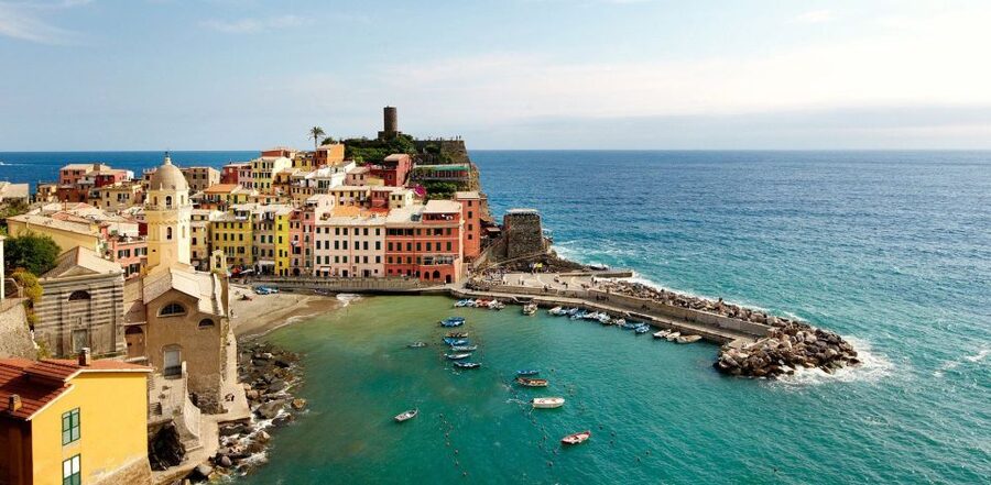 La Spezia: Cinque Terre and Portovenere Full-Day Boat Tour - Portovenere, Byron’s Cave, and red rock