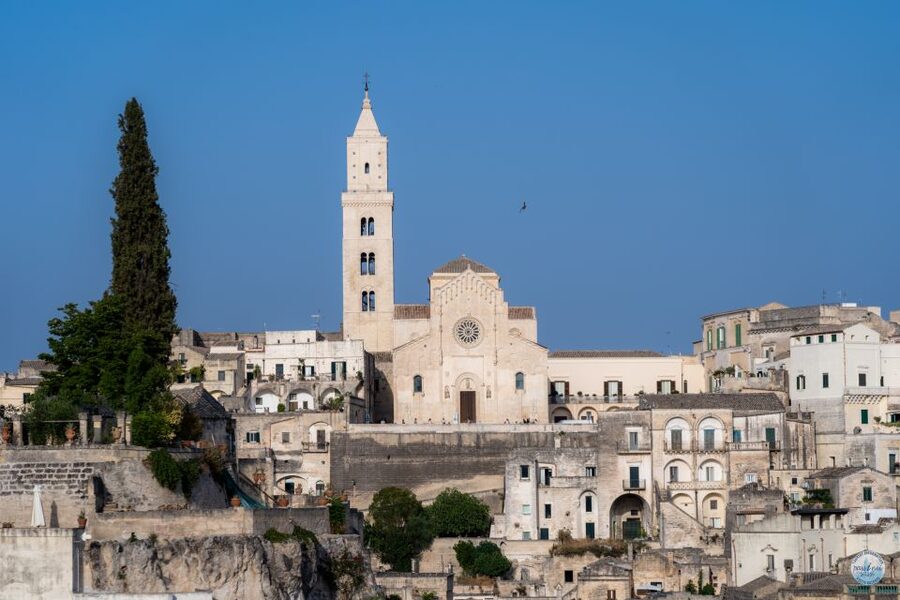 Matera: Sassi Tour with Entry to Rock Houses and Churches - Piazza Duomo and the outside of Matera Cathedral