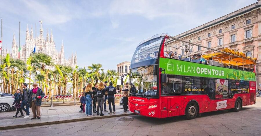 Milan: Gray Line Milan Open Tour Hop-On Hop-Off Bus Tour - Sant’Ambrogio and the Science and Technology Museum