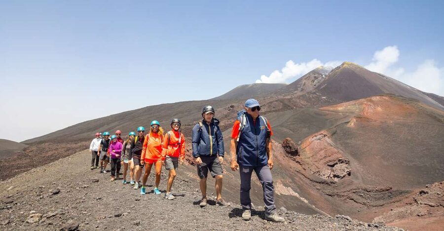 Mount Etna: Guided Volcano Summit Hiking Tour with Cable Car - Walking through the 2002 and 2003 eruption zone