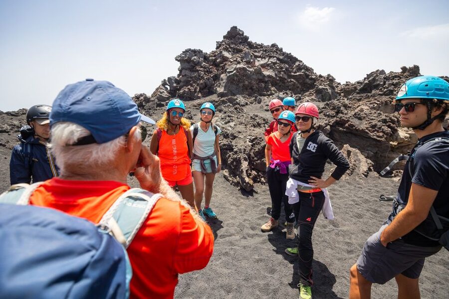 Mount Etna: Guided Volcano Summit Hiking Tour with Cable Car - Valle del Bove from the Belvedere