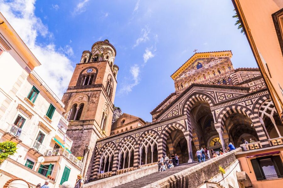Naples: Boat Tour to Positano, Amalfi and Ravello - Sorrento’s coves and Queen Giovanna’s Baths