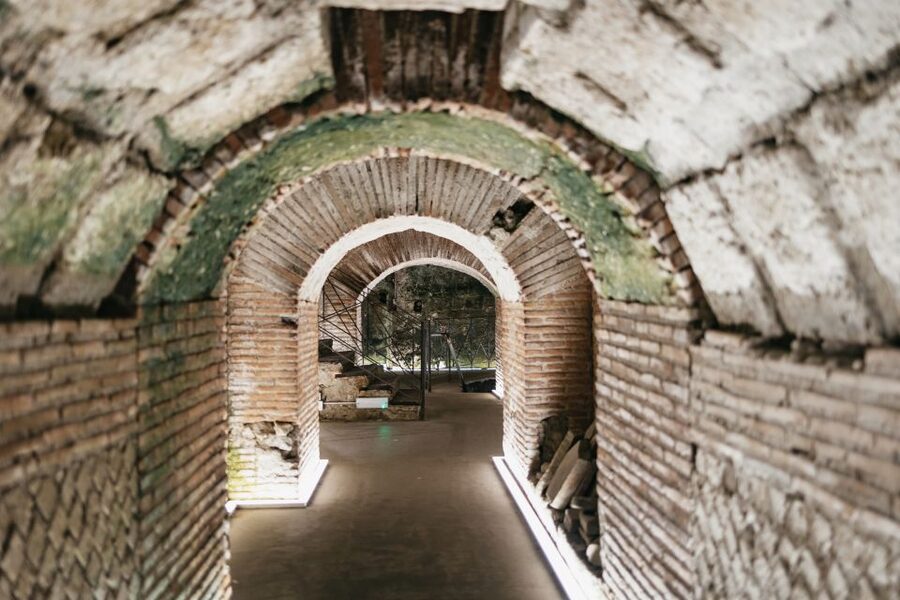 Naples: Naples Underground Entry Ticket and Guided Tour - Roman theater ruins beneath modern homes