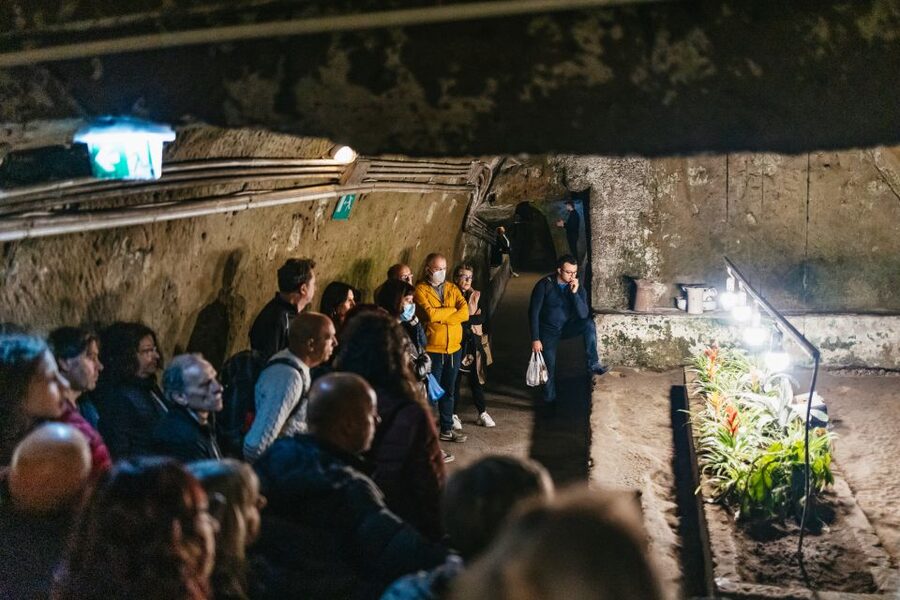 Naples: Naples Underground Entry Ticket and Guided Tour - The narrow tunnel is optional, but take the warning seriously