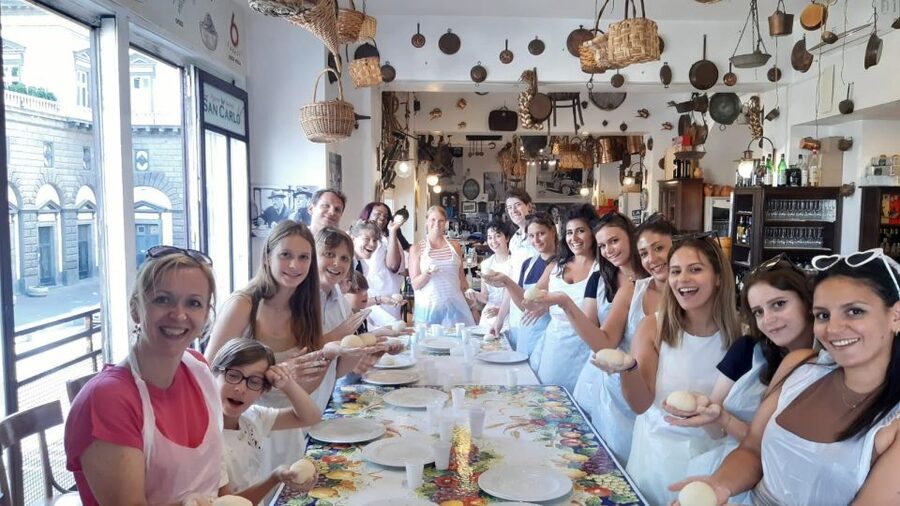 Naples: Neapolitan Pizza and Tiramisù Making Class - Finding San Carlo 17 near the theater and harbor