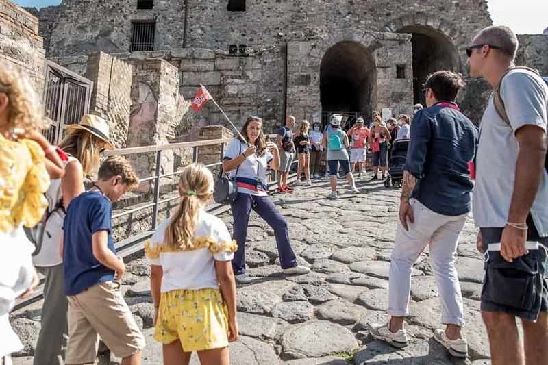 Naples or Sorrento: Full-Day Pompeii and Mount Vesuvius Tour - Guides, languages, and group rhythm