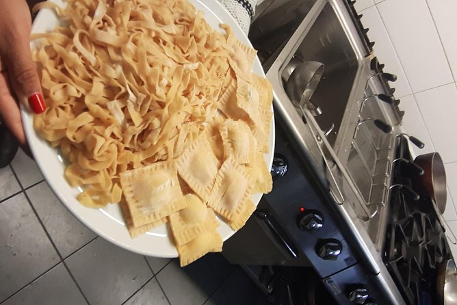 Naples Pasta Class: Fettuccine & Ravioli with Grandma’s Recipe - Rolling dough in the heart of Naples
