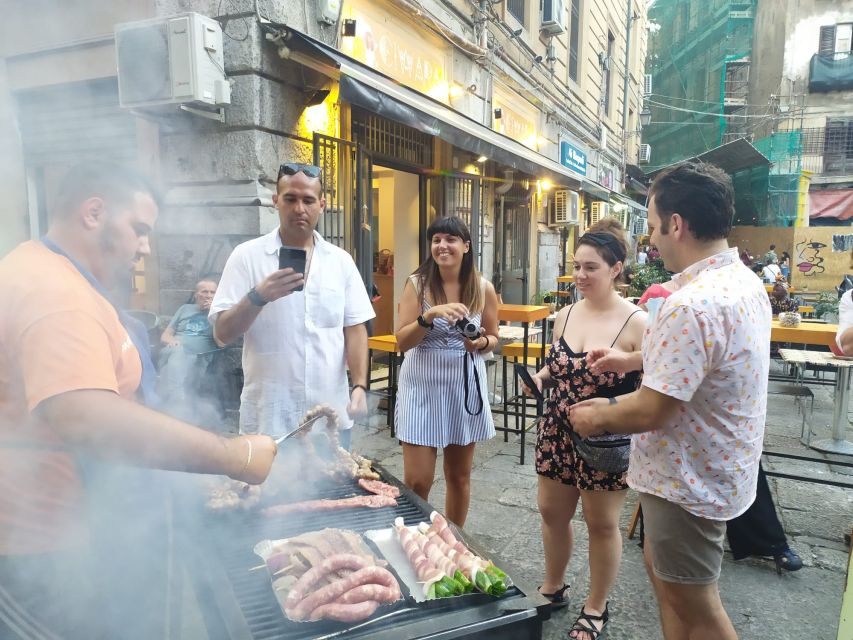 Palermo: Small Group Night Street Food Tour - Starting beneath Teatro Massimo’s bronze lions