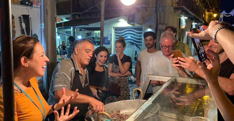 Palermo: Small Group Night Street Food Tour - Walking Palermo before the first serious bite