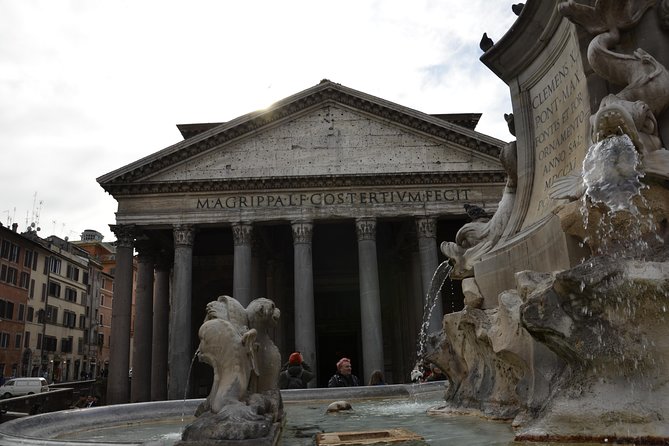 Pantheon Elite Guided Tour - Rome's Iconic Ancient Temple - The exterior: columns, layers, and a different view