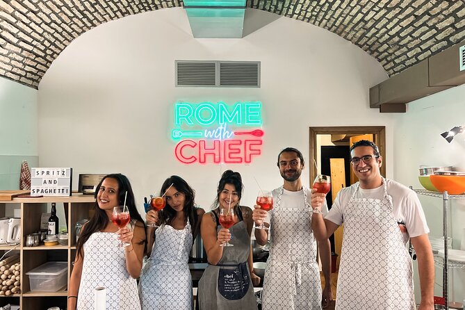 Pasta Cooking Class Near the Colosseum with 3 Spritz Cocktails - Making fettuccine with your own hands