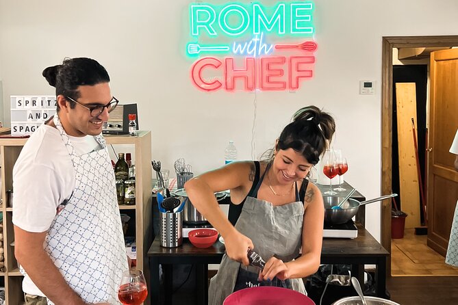 Pasta Cooking Class Near the Colosseum with 3 Spritz Cocktails - The final Limoncello spritz