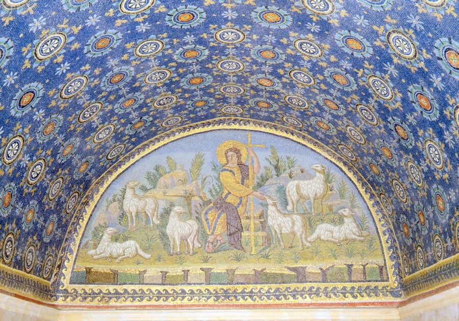 Ravenna: UNESCO Monuments and Mosaics Guided Tour - The Neonian Baptistery and its blue ceiling