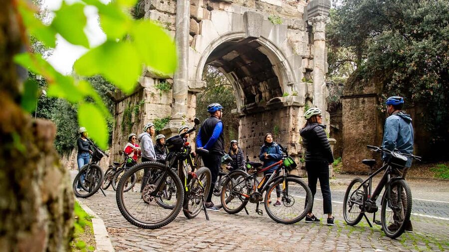 Rome: Appian Way Aqueducts Bike Tour (UPG Catacombs & Lunch) - Porta San Sebastiano and the first Roman road