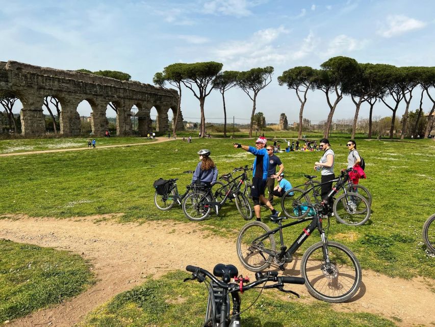 Rome: Appian Way E-Bike Tour Catacombs, Aqueducts & Picnic - The Claudio and Felice Aqueducts