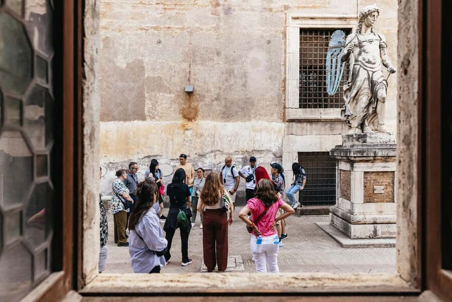 Rome: Castel Sant'Angelo Skip-the-Line Guided Tour - The Olearie and the fortress below