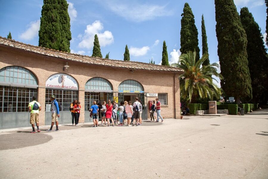 Rome: Catacomb of St. Callixtus and Appian Way Guided Tour - Transport, timing and group comfort