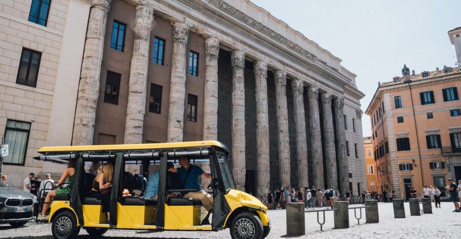Rome: City Highlights Golf Cart Tour with Local Guide - Trevi Fountain and the coin tradition