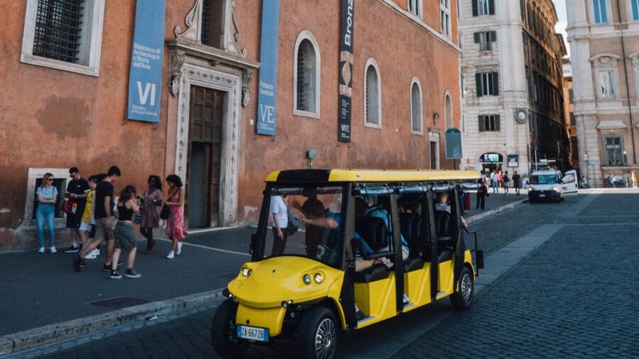 Rome: City Highlights Golf Cart Tour with Local Guide - Largo Argentina and Julius Caesar’s assassination