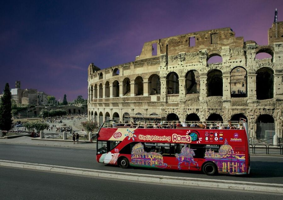 Rome: City Highlights Open-Top Bus Night Tour - St. John Lateran adds a quieter view of Rome