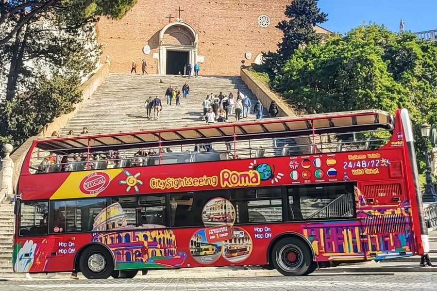 Rome: City Sightseeing Hop-on Hop-off Bus with Audioguide - What the open-top ride feels like