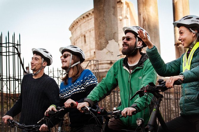 Rome City Small Group Bike Tour with quality Cannondale EBike - The final view from Capitoline Hill