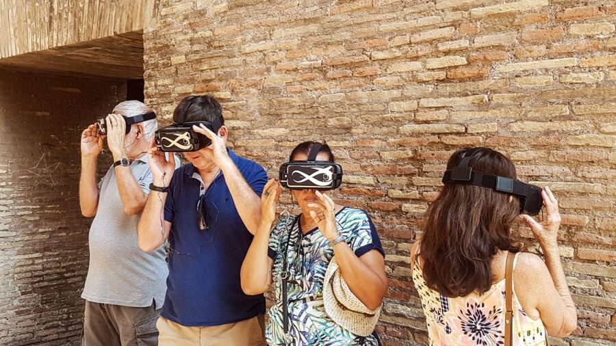 Rome: Colosseum Access and Self-Guided Virtual Reality Tour - What the headset tour is like
