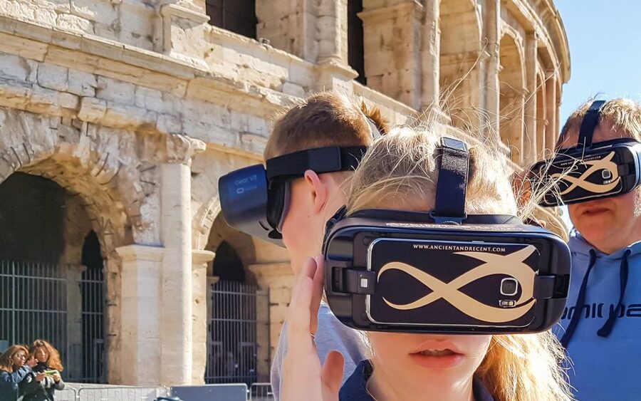 Rome: Colosseum Access and Self-Guided Virtual Reality Tour - Meeting the staff by the Arch of Constantine