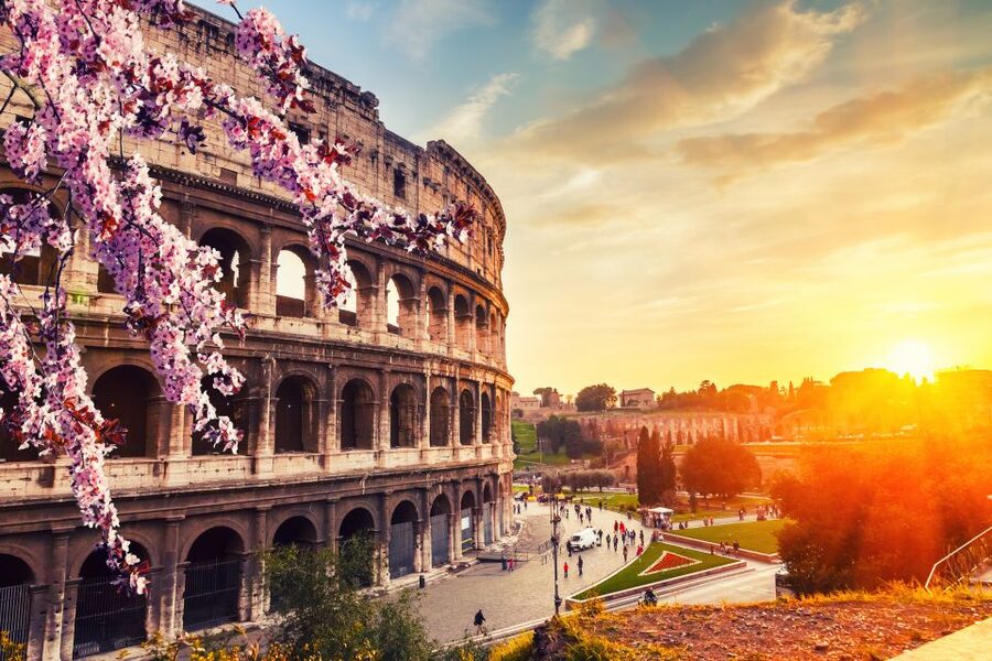 Rome: Colosseum, Ancient Rome Tour or Self AudioGuided Tour - Entering the Colosseum on the fast-track route