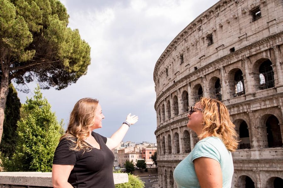 Rome: Colosseum Arena Access and Ancient Rome Guided Tour - Palatine Hill, imperial ruins, and the best wide views