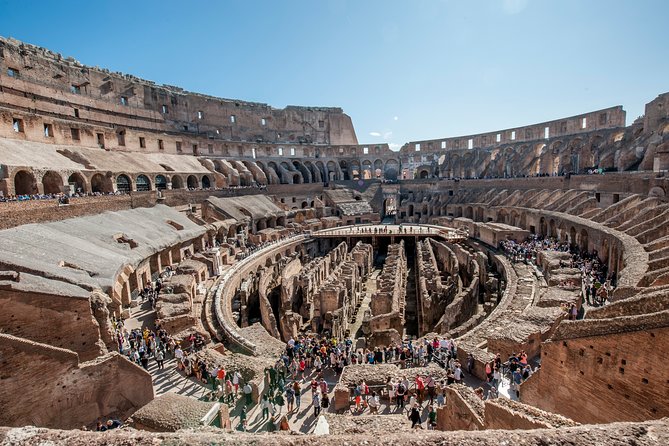 Rome: Colosseum Arena Floor, Roman Forum and Palatine Hill Tour - Palatine Hill and the best wide views