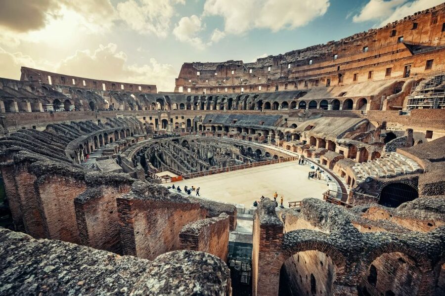 Rome: Colosseum Arena, Palatine Hill & Forum Guided Tour - Meeting point, security, and what to bring