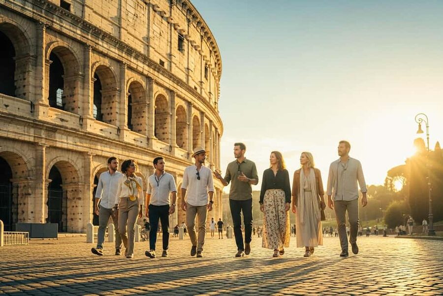 Rome: Colosseum Arena Twilight Tour & Imperial Forum Visit - The guides make the difference